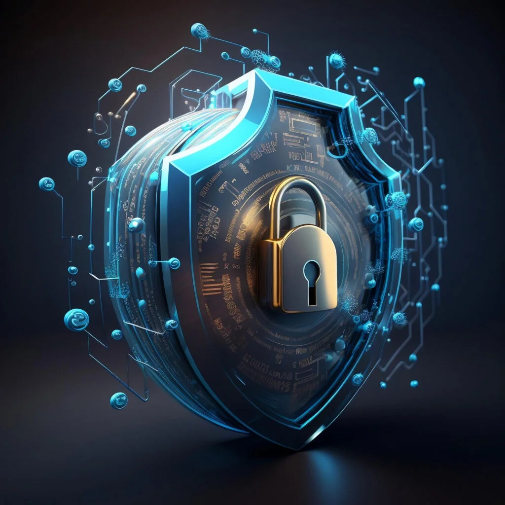 A security lock background, high level technologic locksmith